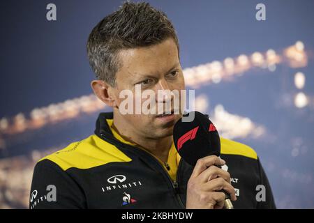 BUDKOWSKI Marcin, Executive Director von Renault F1, Portrait während der Formel 1 Wintertests auf dem Circuit de Barcelona - Catalunya am 26. Februar 2020 in Barcelona, Spanien. (Foto von Xavier Bonilla/NurPhoto) Stockfoto