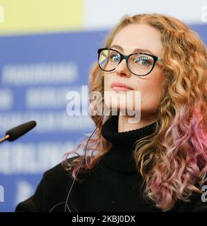 Die Schauspielerin Olga Shkabarnya besuchte die ''DAU. Natasha' Pressekonferenz während der Berlinale International Film Festival 70. am 26. Februar 2020 im Grand Hyatt in Berlin. (Foto von Dominika Zarzycka/NurPhoto) Stockfoto