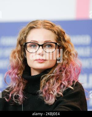 Die Schauspielerin Olga Shkabarnya besuchte die ''DAU. Natasha' Pressekonferenz während der Berlinale International Film Festival 70. am 26. Februar 2020 im Grand Hyatt in Berlin. (Foto von Dominika Zarzycka/NurPhoto) Stockfoto