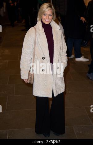 Suzanne Shaw besucht Only Fools and Horses die Musical 1. Birthday Party am 27. Februar 2020 kommt Red Carpet im Theatre Royal Haymarket, London, an. (Foto von Robin Pope/NurPhoto) Stockfoto