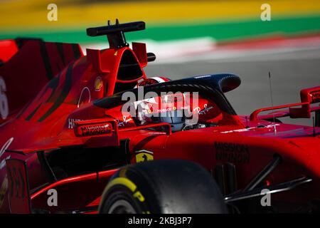 16 LECLERC Charles (mco), Scuderia Ferrari SF1000, Aktion während der Formel 1 Wintertests auf dem Circuit de Barcelona - Catalunya am 28. Februar 2020 in Barcelona, Spanien. (Foto von Xavier Bonilla/NurPhoto) Stockfoto