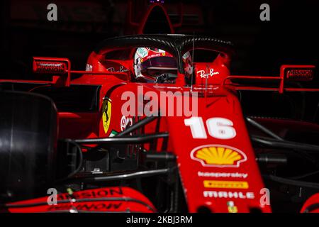 16 LECLERC Charles (mco), Scuderia Ferrari SF1000, Aktion während der Formel 1 Wintertests auf dem Circuit de Barcelona - Catalunya am 28. Februar 2020 in Barcelona, Spanien. (Foto von Xavier Bonilla/NurPhoto) Stockfoto