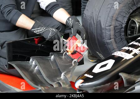 Esteban Ocon und der Renault RS 20 während des Tages 6 der Formel 1 Tests, am 28. Februar 2020, in Barcelona, Spanien. (Foto von Joan Valls/Urbanandsport/NurPhoto) Stockfoto