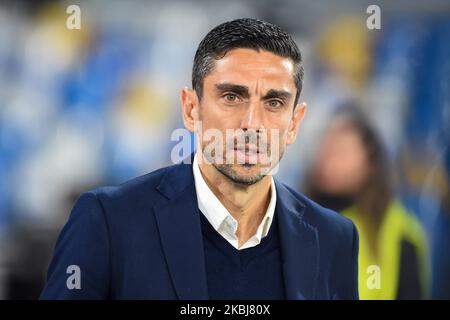 Cheftrainer des FC Torino Moreno Longo während des Serie A-Spiels zwischen SSC Napoli und FC Torino im Stadio San Paolo Neapel Italien am 29. Februar 2020. (Foto von Franco Romano/NurPhoto) Stockfoto