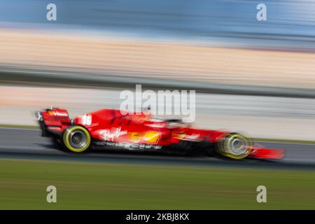 16 LECLERC Charles (mco), Scuderia Ferrari SF1000, Aktion während der Formel 1 Wintertests auf dem Circuit de Barcelona - Catalunya am 28. Februar 2020 in Barcelona, Spanien. (Foto von Xavier Bonilla/NurPhoto) Stockfoto