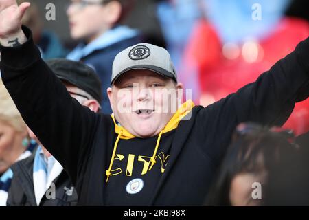 LONDON, ENGLAND - 1.. MÄRZ UNTERSTÜTZER von Manchester City beim Carabao Cup Finale zwischen Aston Villa und Manchester City im Wembley Stadium, London am Sonntag, 1.. März 2020. (Foto von Jon Bromley/MI News/NurPhoto) Stockfoto