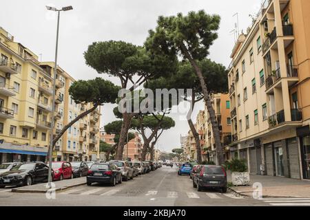 Blick auf Lido di Ostia, am Stadtrand von Rom, Italien, am 1. März 2020. (Foto von Oleksandr Rupeta/NurPhoto) Stockfoto