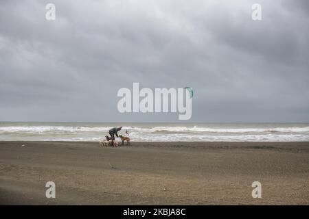 Blick auf Lido di Ostia, am Stadtrand von Rom, Italien, am 1. März 2020. (Foto von Oleksandr Rupeta/NurPhoto) Stockfoto