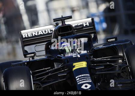 Daniel Ricciardo aus Australien fährt am dritten Tag des Formel-1-Wintertests auf dem Circuit de Barcelona-Catalunya am 21. Februar 2020 in Barcelona, Spanien, mit dem (3) Renault F1 Team. (Foto von Jose Breton/Pics Action/NurPhoto) Stockfoto
