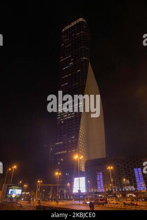 Al-Hamra Tower, SOM, Kuwait-Stadt Stockfoto