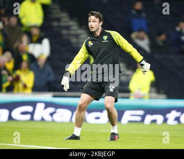 Torwarttrainer Ed Wootten während des Emirates FA Cup-Spiels der fünften Runde zwischen Tottenham Hotspur und Norwich City am 04 2020. März im Tottenham Hotspur Stadium, London, England. (Foto von Action Foto Sport/NurPhoto) Stockfoto