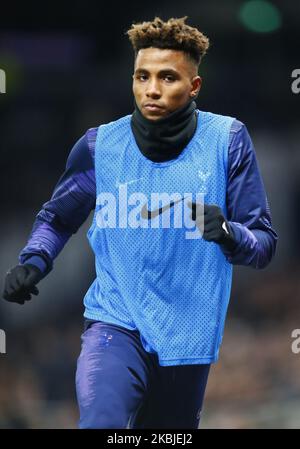 Tottenham Hotspur's Gedson Fernandes beim Emirates FA Cup Fünfte Runde zwischen Tottenham Hotspur und Norwich City am 04 2020. März im Tottenham Hotspur Stadium, London, England. (Foto von Action Foto Sport/NurPhoto) Stockfoto