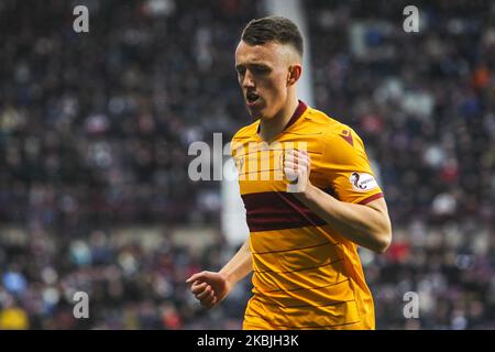 David Turnbull von Motherwell während des Spiels der Scottish Premier League zwischen Hearts und Motherwell im Tynecastle Park am 7. März 2020 in Edinburgh, Schottland. (Foto von Ewan Bootman/NurPhoto) Stockfoto