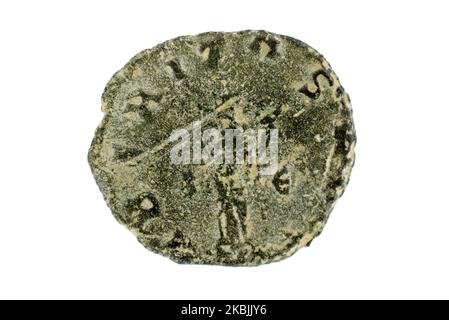 Die Rückseite einer römischen Münze, ein Aurelianischer Antoninianus (c. 270-275 v. Chr.). Stockfoto
