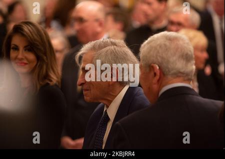 Der ehemalige stellvertretende US-Verteidigungsminister Paul Wolfowitz wird während einer Zeremonie im East Room im Weißen Haus am 10. März 2020 in Washington, DC, gesehen. General Keane arbeitet derzeit als leitender strategischer Analyst für Fox News. (Foto von Zach D Roberts/NurPhoto) Stockfoto