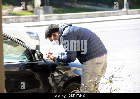 Eine allgemeine Ansicht von Castelfranco Veneto, Treviso, Italien, am 16. März 2020. Italien steht aufgrund des Coronavirus-Notstands vor einer zweiten Woche Quarantäne. (Foto von Mimmo Lamacchia/NurPhoto) Stockfoto