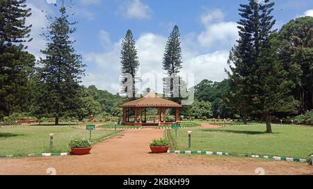 Pavillon im Botanischen Garten Lalbagh in Bengaluru (Bangalore), Karnataka, Indien. (Foto von Creative Touch Imaging Ltd./NurPhoto) Stockfoto