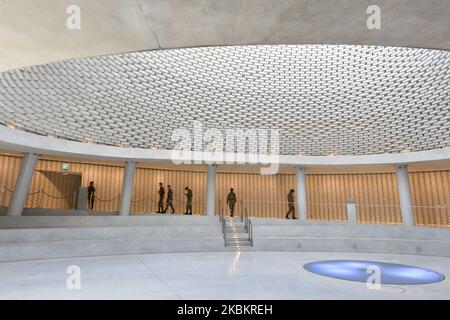 National Memorial Hall for Israel's Fallen - Mount Herzl, in Jerusalem. Am Mittwoch, den 11. März 2020, in Jerusalem, Israel. (Foto von Artur Widak/NurPhoto) Stockfoto