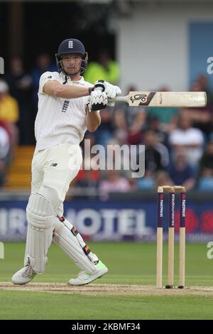 Jos Buttler aus England hat am Sonntag, den 3.. Juni 2018, am dritten Tag des zweiten Nat West Test Spiels zwischen England und Pakistan auf dem Headingley Cricket Ground, Leeds, geschlagen. (Foto von Mark Fletcher/MI News/NurPhoto) Stockfoto