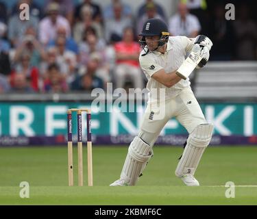 Jos Buttler aus England hat am Sonntag, den 3.. Juni 2018, am dritten Tag des zweiten Nat West Test Spiels zwischen England und Pakistan auf dem Headingley Cricket Ground, Leeds, geschlagen. (Foto von Mark Fletcher/MI News/NurPhoto) Stockfoto