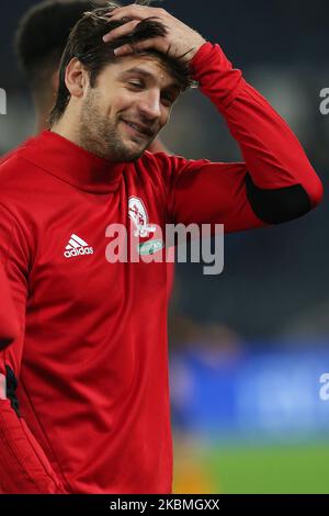 George Friend of Middlesbrough vor dem Sky Bet Championship-Spiel zwischen Hull City und Middlesbrough am 31.. Oktober 2017 im KC Stadium, Kingston upon Hull, Großbritannien. (Foto von Mark Fletcher/MI News/NurPhoto) Stockfoto