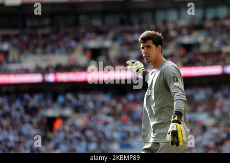 Joel Robles von Wigan während des FA Cup mit Budweiser Final Match zwischen Manchester City und Wigan Athletic am 11. 2013. Mai im Wembley Stadium in London, Großbritannien. (Foto von MI News/NurPhoto) Stockfoto