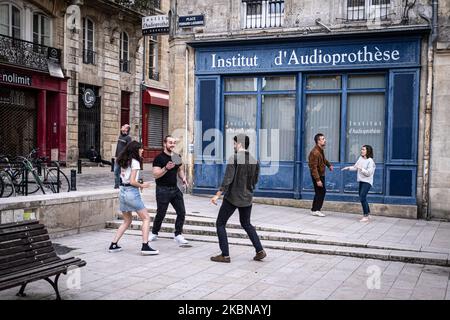 Volkstanzort Fernand Lafargue in Bordeaux eine Woche vor dem Ende der Sperre, in Bordeaux, Frankreich, am 4. Mai 2020. (Foto von Fabien Pallueau/NurPhoto) Stockfoto