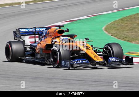 Ein Foto vom 14. Mai 2019 von Carlos Sainz, einem neuen Fahrer des Ferrari-Teams, mit McLaren während des GP Spanien auf dem Circuit Barcelona-Catalunya. (Foto von Joan Valls/ Urbanandsport/NurPhoto) Stockfoto