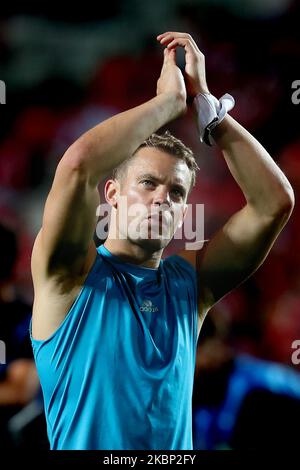 (DATEI BILD) Bayern Münchens deutscher Torwart Manuel Neuer hat seinen Vertrag mit dem Verein bis zum 30. Juni 2023 verlängert, der am 20. Mai 2020 in München bekannt gegeben wurde. (Foto von Pedro FiÃºza/NurPhoto) Stockfoto