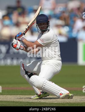 Phil Mustard von Durham während des LV County Championship-Spiels zwischen Yorkshire und Durham am Mittwoch, 9.. Juli 2014, im Headingley Cricket Ground, St. Michaels Lane, Leeds (Foto: Mark Fletcher/MI News/NurPhoto) Stockfoto