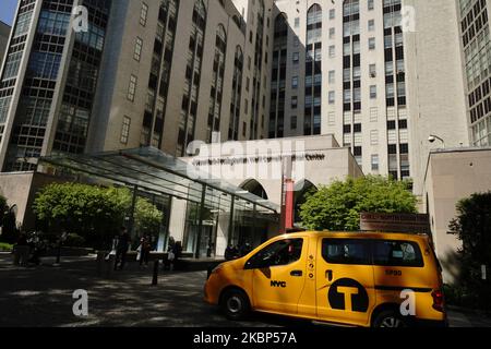 Ein Blick auf das New York-Presbyterian Weill Cornell Medical Center während der Coronavirus-Pandemie am 20. Mai 2020 in New York City. COVID-19 hat sich in den meisten Ländern der Welt verbreitet und forderte über 316.000 Menschenleben mit über 4,8 Millionen gemeldeten Infektionen. (Foto von John Nacion/NurPhoto) Stockfoto