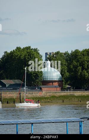 © 2022 John Angerson Greenwich Foot Tunnel. Greenwich, London. Stockfoto