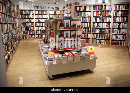 Die Wiedereröffnung des Buchhändels La Casa del Libro de Gran Vía nach der Covid-19-Krise in Madrid, Spanien, am 29. Mai 2020. (Foto von Oscar Gonzalez/NurPhoto) Stockfoto