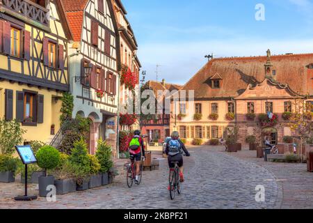 Bergheim, Alsace, Haut-Rhin, Grand Est, Frankreich Stockfoto