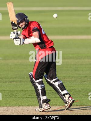 Während des Spiels der Nat West T20 Blast North Division zwischen Durham und Northamptonshire im Emirates Riverside, Chester le Street, am Freitag, 24.. Juli 2014 (Foto: Mark Fletcher/MI News/NurPhoto) Stockfoto