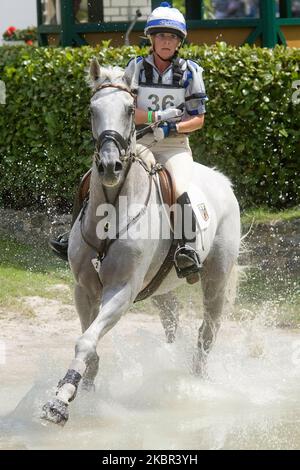 ARCHIVFOTO: Die Reiterin Bettina Hoy feiert am 7.. November 2022 ihren 60.. Geburtstag, Bettina HOY (GER) am 4.. Juli 2009 auf Ringwood Cockatoo Langlauf-Test der Vielseitigkeitsfahrer beim CHIO in Aachen Sven SimonPrinzess-Luise-Straße 41#45479 Mülheim/R Uhr #tel. 0208/9413250#Fax. 0208/9413260#-Konto. 244 293 433 P ostbank E ssen BLZ 360 100 43# www.SvenSimon.net. Stockfoto