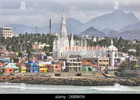 Kirche der Gottesmutter von Lösegeld in Kanyakumari, Tamil Nadu, Indien. (Foto von Creative Touch Imaging Ltd./NurPhoto) Stockfoto