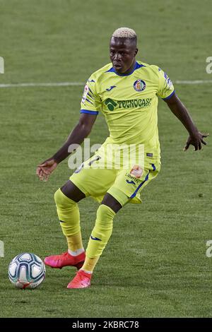 Amath von Getafe hat beim Liga-Spiel zwischen Granada CF und Getafe CF am 12. Juni 2020 im Estadio Nuevo Los Carmenes in Granada, Spanien, bestanden. (Foto von Jose Breton/Pics Action/NurPhoto) Stockfoto