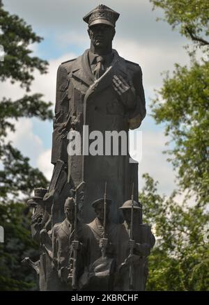 Rzeszows Denkmal für General Wladyslaw Sikorski, einen polnischen militärischen und politischen Führer, und den Premierminister der polnischen Regierung im Exil von 1.. Am Freitag, den 19. Juni 2020, in Rzeszow, Woiwodschaft Podkarpackie, Polen. (Foto von Artur Widak/NurPhoto) Stockfoto