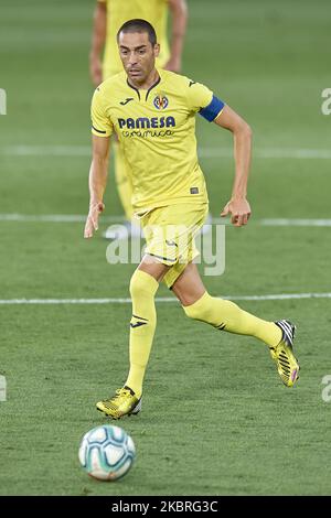 Bruno Soriano von Villarreal während des Liga-Spiels zwischen dem FC Villarreal und dem FC Sevilla im Estadio de la Ceramica am 22. Juni 2020 in Villareal, Spanien. (Foto von Jose Breton/Pics Action/NurPhoto) Stockfoto