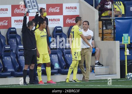 Bruno Soriano von Villarreal während des Liga-Spiels zwischen dem FC Villarreal und dem FC Sevilla im Estadio de la Ceramica am 22. Juni 2020 in Villareal, Spanien. (Foto von Jose Breton/Pics Action/NurPhoto) Stockfoto