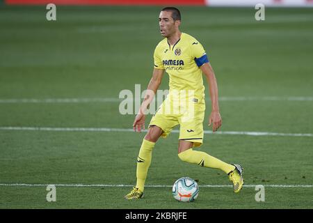 Bruno Soriano von Villarreal während des Liga-Spiels zwischen dem FC Villarreal und dem FC Sevilla im Estadio de la Ceramica am 22. Juni 2020 in Villareal, Spanien. (Foto von Jose Breton/Pics Action/NurPhoto) Stockfoto