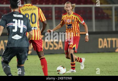 Antonin Barak von US Lecce während der Serie Ein Spiel zwischen US Lecce und UC Sampdoria am 1. Juli 2020 Stadion 'Via del Mare' in Lecce, Italien (Foto von Gabriele Maricchiolo/NurPhoto) Stockfoto