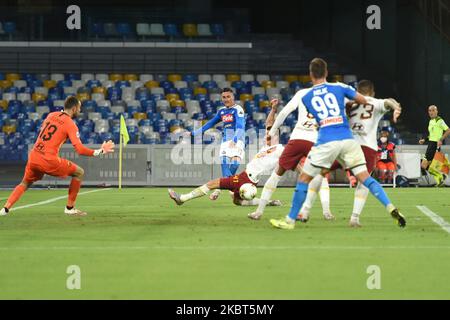 Jose Callejon von SSC Napoli während der Serie Ein Spiel zwischen SSC Napoli und AS Roma im Stadio San Paolo Neapel Italien am 5. Juli 2020. (Foto von Franco Romano/NurPhoto) Stockfoto