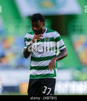 Wendel von Sporting CP während des Liga NOS-Spiels zwischen Sporting CP und CD Santa Clara im Estadio de Alvalade am 10. Juli 2020 in Lissabon, Portugal. (Foto von Paulo Nascimento/NurPhoto) Stockfoto