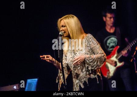 Patty Pravo tritt am 17 2014. Oktober live im Blue Note in Mailand auf (Foto: Mairo Cinquetti/NurPhoto) Stockfoto