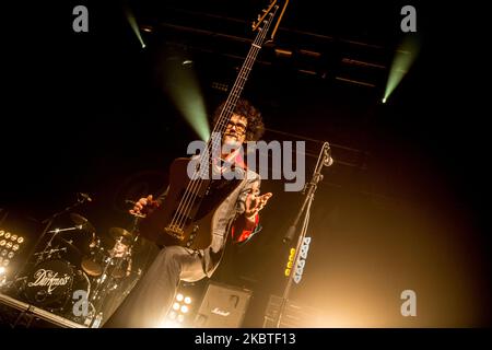 Frankie Poullain of the Darkness spielt am 24 2016. Januar live im Alcatraz in Mailand, Italien (Foto: Mairo Cinquetti/NurPhoto) Stockfoto