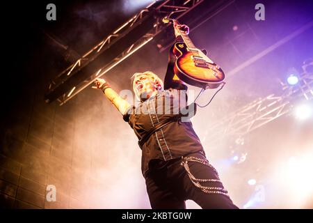 Ben Wells von Black Stone Cherry tritt am 15 2016. Februar live im Alcatraz in Mailand auf (Foto: Mairo Cinquetti/NurPhoto) Stockfoto