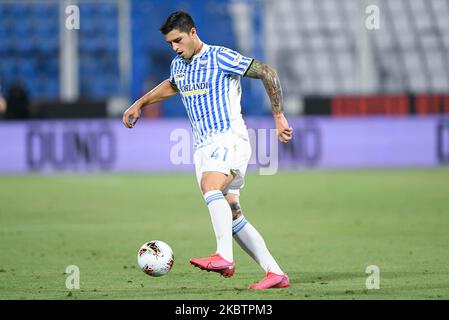 Kevin Bonifazi von SPAL während der Serie Ein Spiel zwischen Spal und FC Internazionale im Stadio Paolo Mazza, Ferrara, Italien am 16. Juli 2020. (Foto von Giuseppe Maffia/NurPhoto) Stockfoto