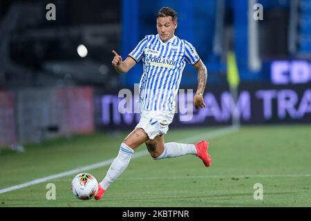 Alessandro Murgia von SPAL während der Serie A Spiel zwischen Spal und FC Internazionale im Stadio Paolo Mazza, Ferrara, Italien am 16. Juli 2020. (Foto von Giuseppe Maffia/NurPhoto) Stockfoto